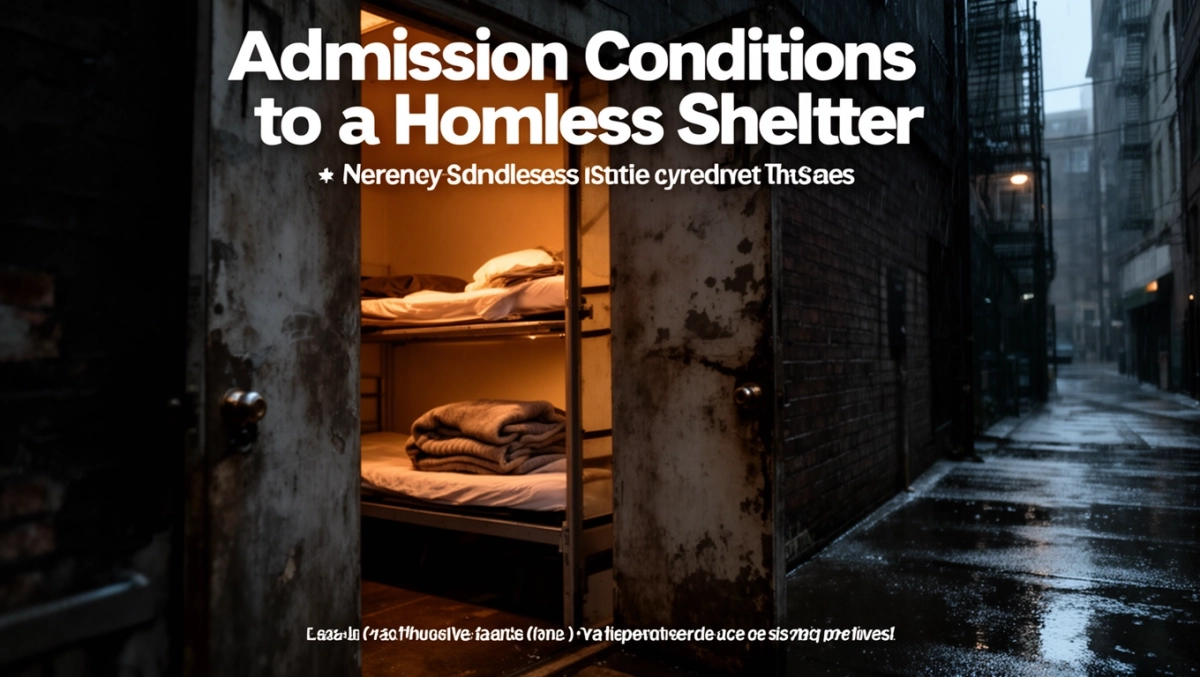 Warunki przyjęcia do schroniska dla bezdomnych